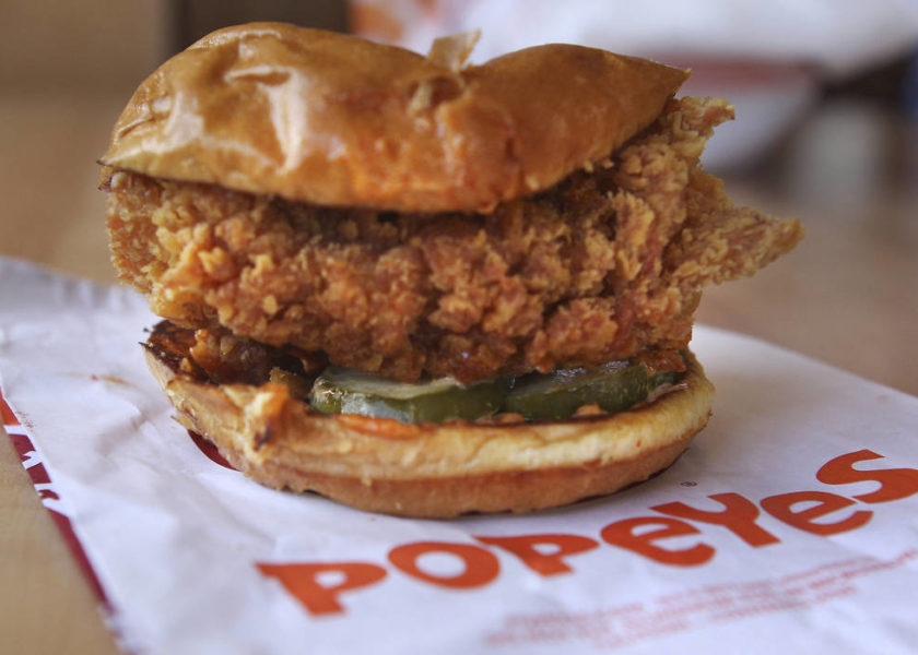 popeyes chicken sandwich soldout
